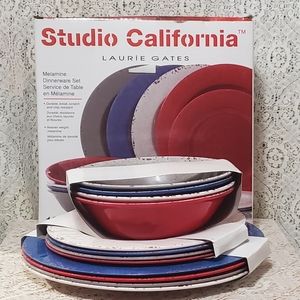 Melamine Dinnerware Set (12 pieces) Unused